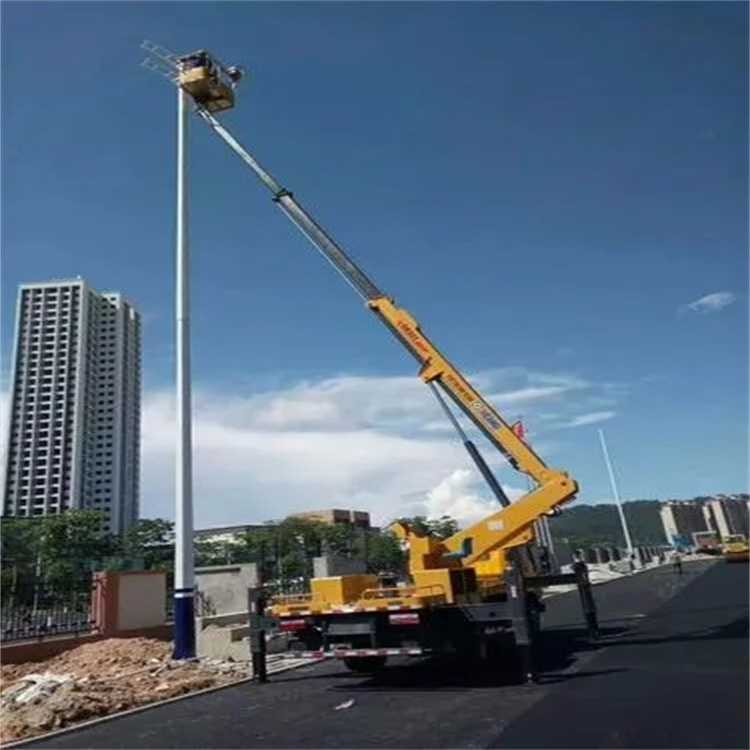 大悟维修路灯的曲臂升降车出租